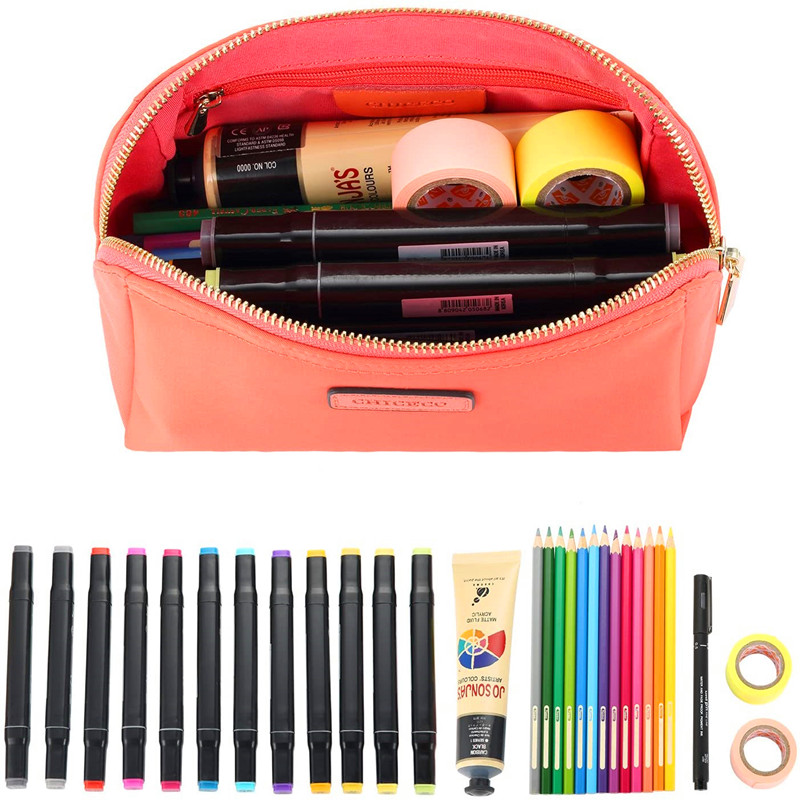 Handige make-uptasje Clutch make-uptasje - Watermeloen rood